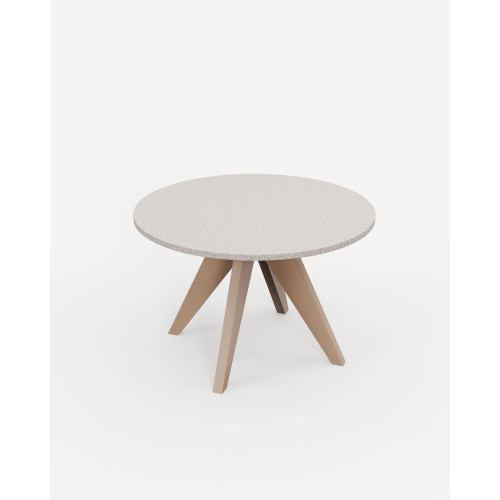 Astral Terrazzo Concrete Round 4 Seater Table