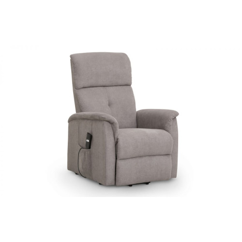 Ava Taupe Chenille Fabric Lift, Rise and Recliner Chair (D88 x W75 x H108)