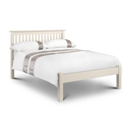 Barcelona Solid White Pine Low Foot End Bed - Single (D209 x W107 x H110cm)