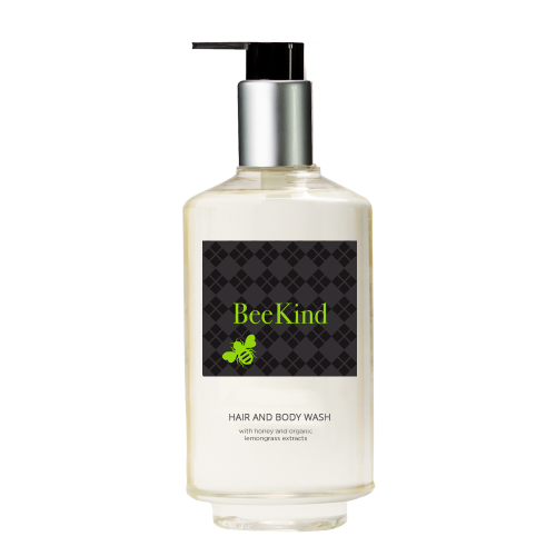 BeeKind Hair and Body Wash Empty Bottle 300ml (Box of 12)