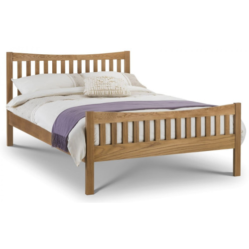 Bergamo Oak Bed - Double  (D196 x W144 x H98cm)