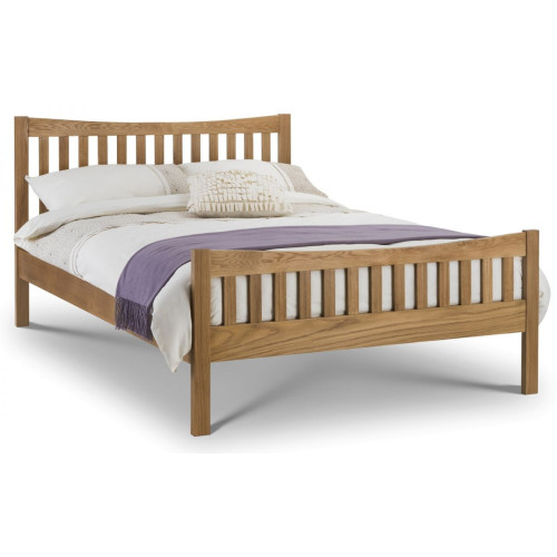 Bergamo Oak Bed - Double (D196 x W144 x H98cm)