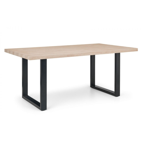 Berwick Oak Finish Dining Table (D100 x W180 x H76cm)