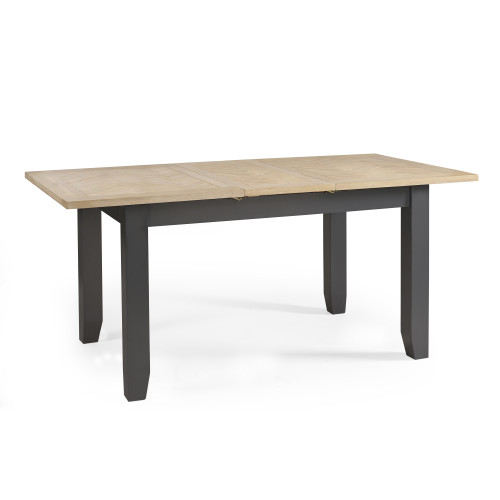 Bordeaux Dark Grey Dining Table (D78 x W140-180 x H90cm)