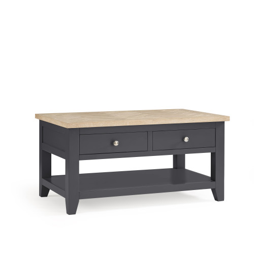 Dale Leisure Bordeaux Dark Grey Coffee Table (D60 x W100 x H50cm)