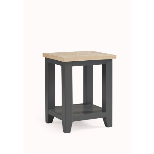 Bordeaux Dark Grey Lamp Table (D38 x W44 x H55cm)