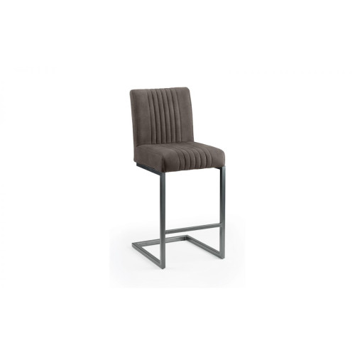 Brooklyn Charcoal Grey Bar Stool (D54 x W42 x H100)