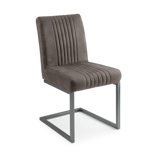 Brooklyn Charcoal Grey Dining Chair (D65 x W47 x H89)