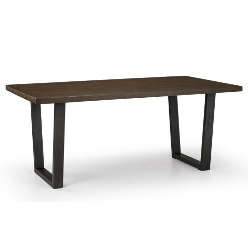 Brooklyn Dark Oak Rectangular Dining Table (D98 x W180 x H76cm)