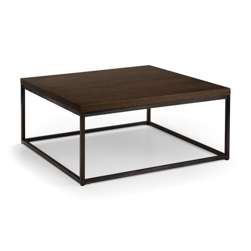 Brooklyn Dark Oak Square Coffee Table (D90 x W90 x H40cm)