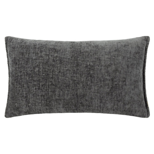 Evans Lichfield Buxton Polyester Filled Rectangular Cushion 30 x 50cm - Charcoal