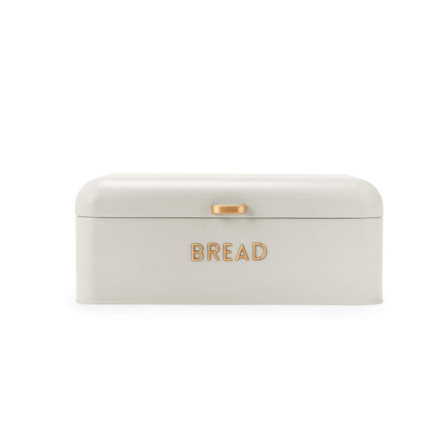 Salter Pebble Carbon Steel Bread Bin - Stone