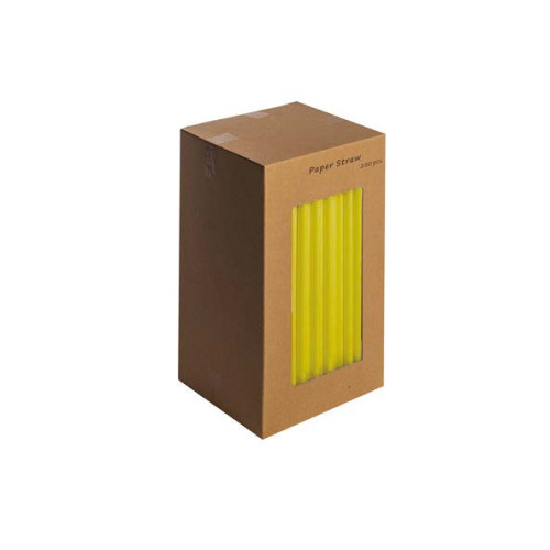 Paper Straws in Gold (Box of 250)