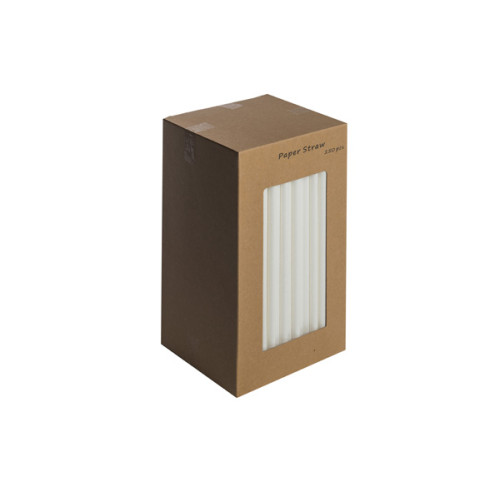 Paper Straws in White (Box of 250)