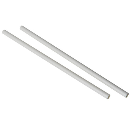 Smoothie Paper Straws in White (Box of 5000)