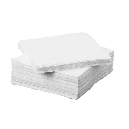 2 Ply 4 Fold Napkin 40cm in White (Box of 2000)