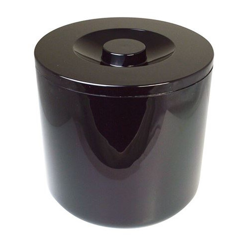 Black Polypropylene Round Ice Bucket 4.5 Litre