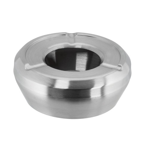 Stainless Steel Windproof Ashtray H4 x W9 x D9cm