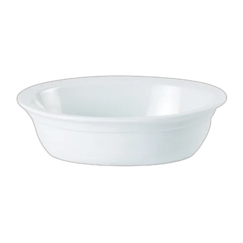Porcelite Standard OTT Lipped Oval Pie Dish 8cm | 7.25" (Box of 6)