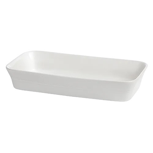Porcelite Standard OTT White Rectangular Dish 32.5 x 19 x 5.5cm (Box of 4)