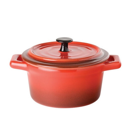 Flame Round Casserole Dish 14 x 10cm (Box of 6)