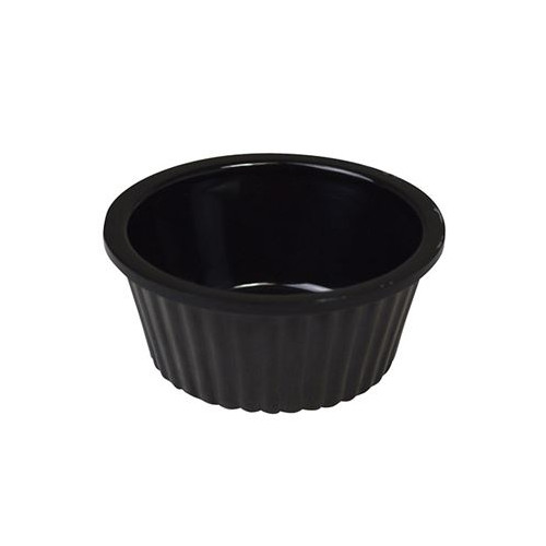 Striped Ramekin 112ml | 4oz | 8.5cm (Box of 12) - Black