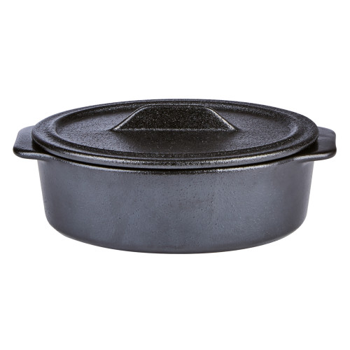 Cast Iron Effect Oval Casserole Dish 16 x 9cm | 340ml (Box of 6)