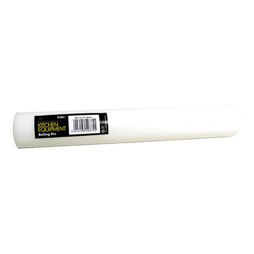 White Plastic Rolling Pin 30cm