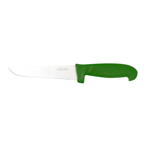 Cooks Knife with Green Handle 16.5cm
