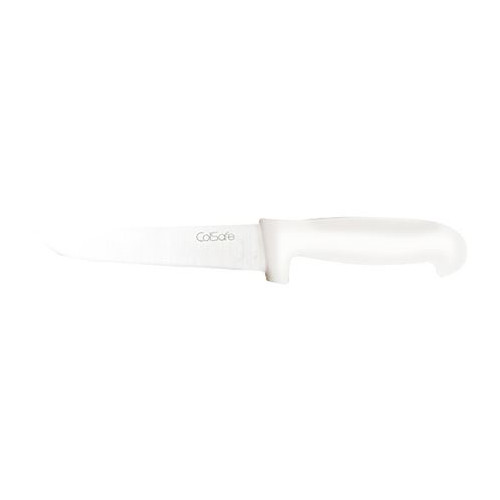 Cooks Knife with White Handle 16.5cm