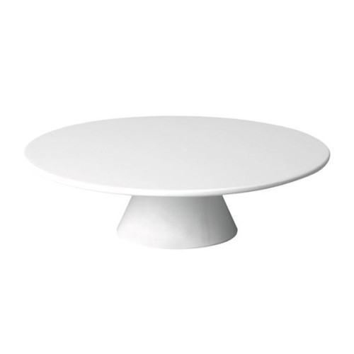 White Melamine Cake Stand 31 x 8cm