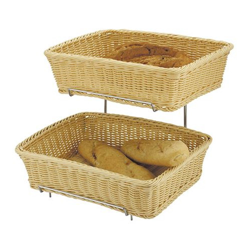 2 Tier Wicker Presentation Basket