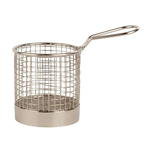Round Chip Food Serving Basket 8 x 7.5cm