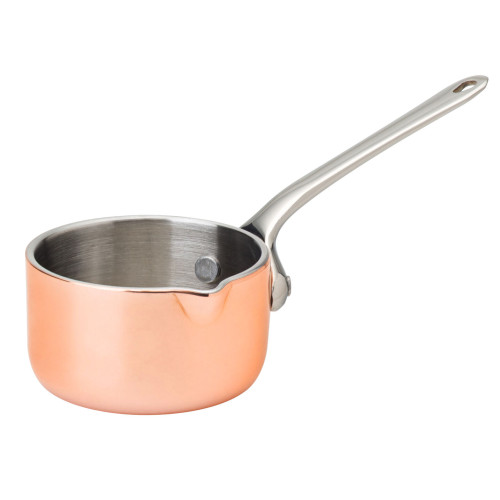 Mini Sauce Pan with Pouring Lip 5cm (Box of 6) - Copper