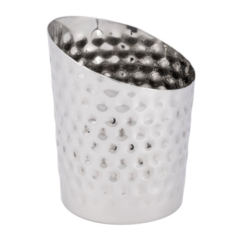 Hammered Stacking Chip Cone 9cm - Stainless Steel