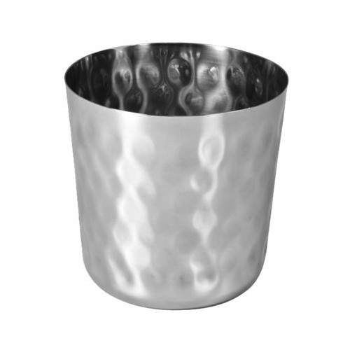 Stainless Steel Hammered Presentation Cone 8.5 x 5cm