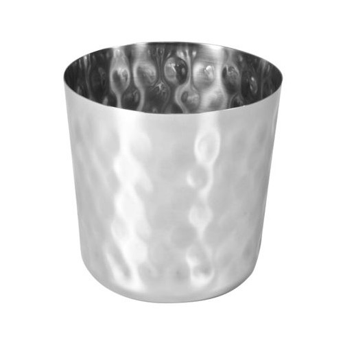 Stainless Steel Hammered Presentation Cone 8.5 x 8.5cm