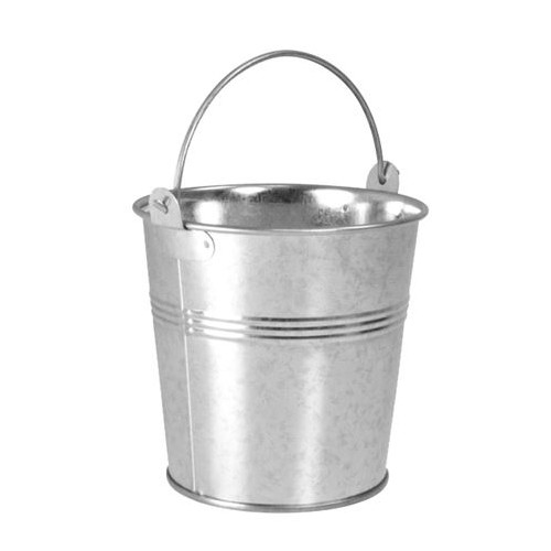 Galvanised Steel Presentation Bucket 10 x 10cm
