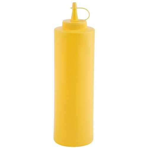 Squeeze Bottle with Cap 0.65 Litre - Yellow