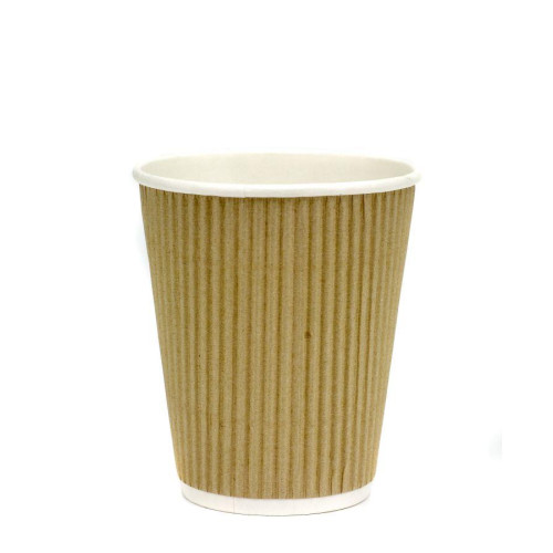 Kraft Ripple Cup 355ml / 12oz (Box of 500)