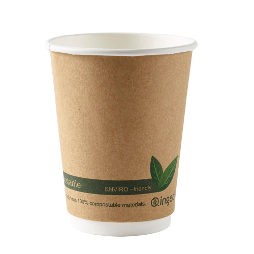 Kraft Compostable Cup 355ml / 12oz (Box of 25)