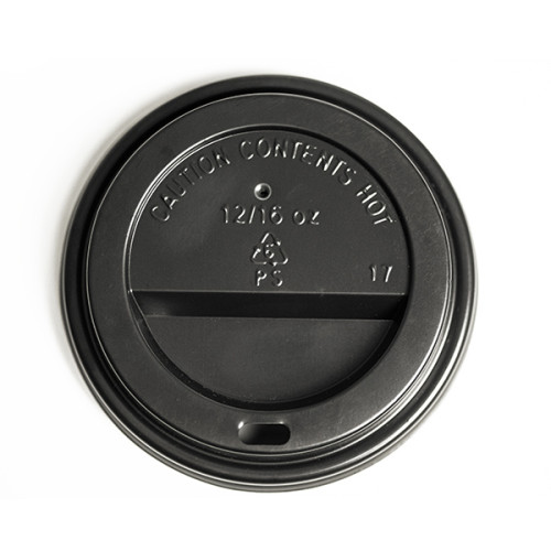 Black Domed Sip Thru Lid for 8ox Cup (Box of 1000)