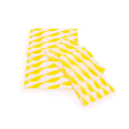 Greaseproof Yellow Wrap 25 x 32cm (Box of 1000)