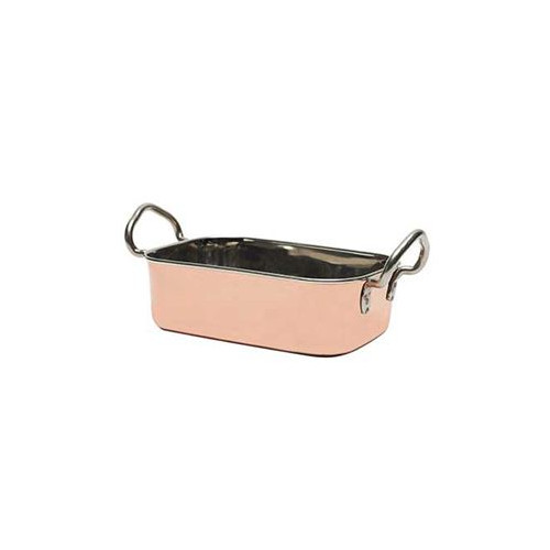 Copper Stainless Steel Balti Pan 15 x 10cm