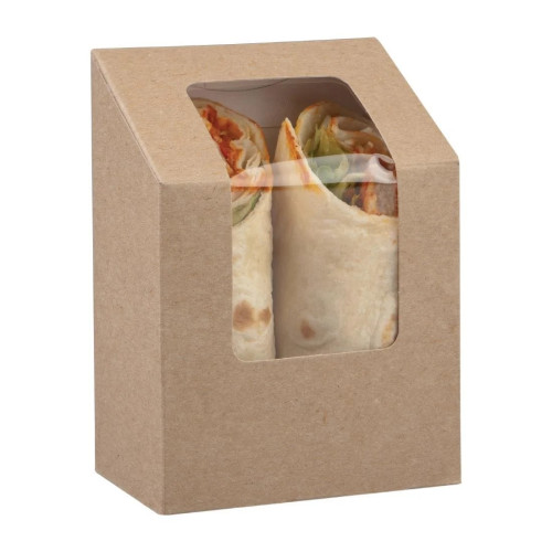 Kraft Wrap Pack Tuck Top 9 x 5 x 9 - 12cm (Box of 500)