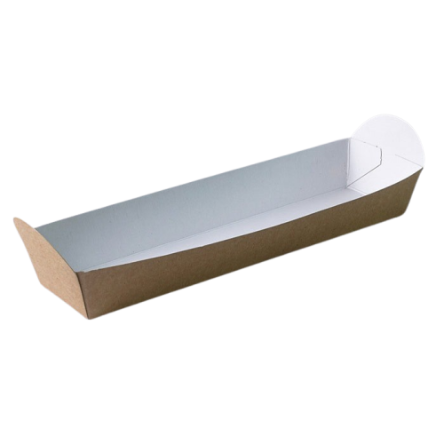 Kraft Long Baguette or Hot Dog Tray (Box of 500)