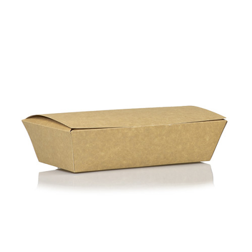 Kraft Clamshell Rectangle Box (Box of 150)