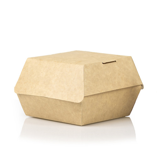 Kraft Clamshell Box 14 x 14cm (Box of 250)