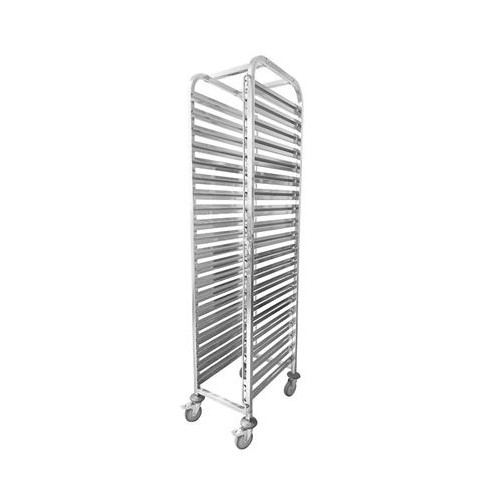 Gastronorm 20 Tier Swivel Service Trolley 39 x 56 x 190cm