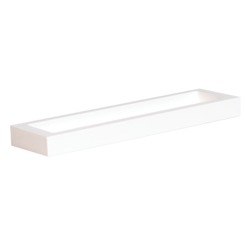 Small ABS Plastic Presentation Tray with Insert (H1 x W24.4 x D10.7cm) (Box of 3) - White